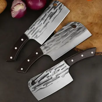 Тяжелые Кухонные Ножи Для Разделки Мяса 6,7 Дюйма 5,5 Дюймов Резак Oobee Бренд Кухонные Столовые Приборы Для Разделки Накри Китайский Тесак