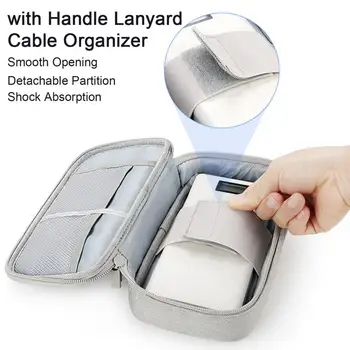 Универсальный чехол для жесткого диска, износостойкая цифровая сумка для хранения, съемная перегородка, дорожный аксессуар