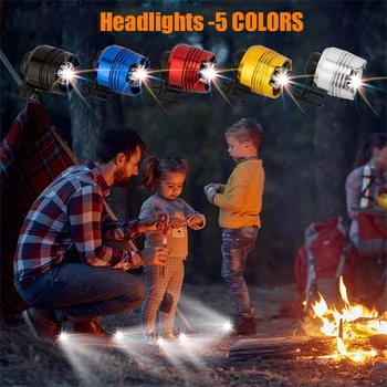 Фары для обуви, светодиодная подсветка для Crocs IPX5, водонепроницаемая обувь, фонари, аксессуары для походов на открытом воздухе, подходящие для взрослых и детей