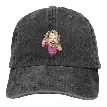Чаки В векторной кепке, Детская игровая кепка от солнца, Хлопковые шляпы для мужчин и женщин