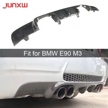 для 3 серии карбоновый диффузор для задней губы, спойлер для BMW E90 M3 2005-2011 Защита заднего бампера, автомобильный стайлинг FRP